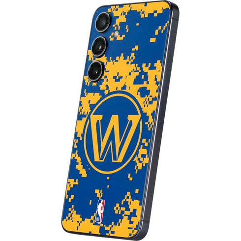 NBA Golden State Warriors Digi Camo Galaxy S25 Skin